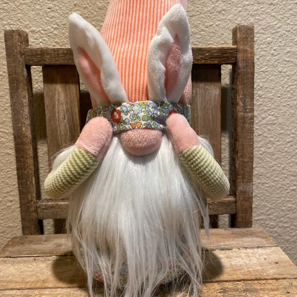 Spring Bunny Plush Gnomes Set Of 2, Spring Floral Gnomes, Bunny Gnomes - Picture 9 of 14